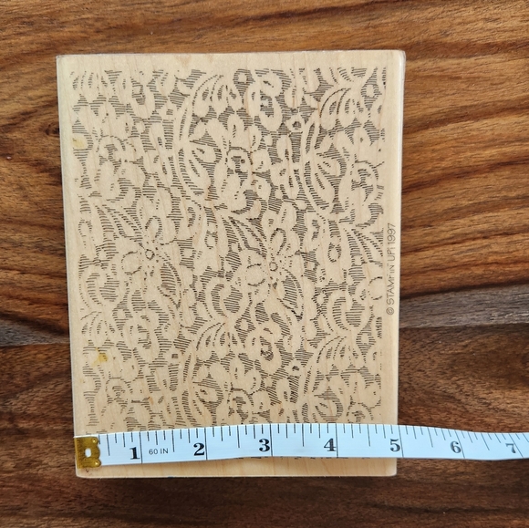 Stampin' Up Large Floral Stamp, Vintage, Craft Cardmaking Art, Beautiful - Picture 4 of 5